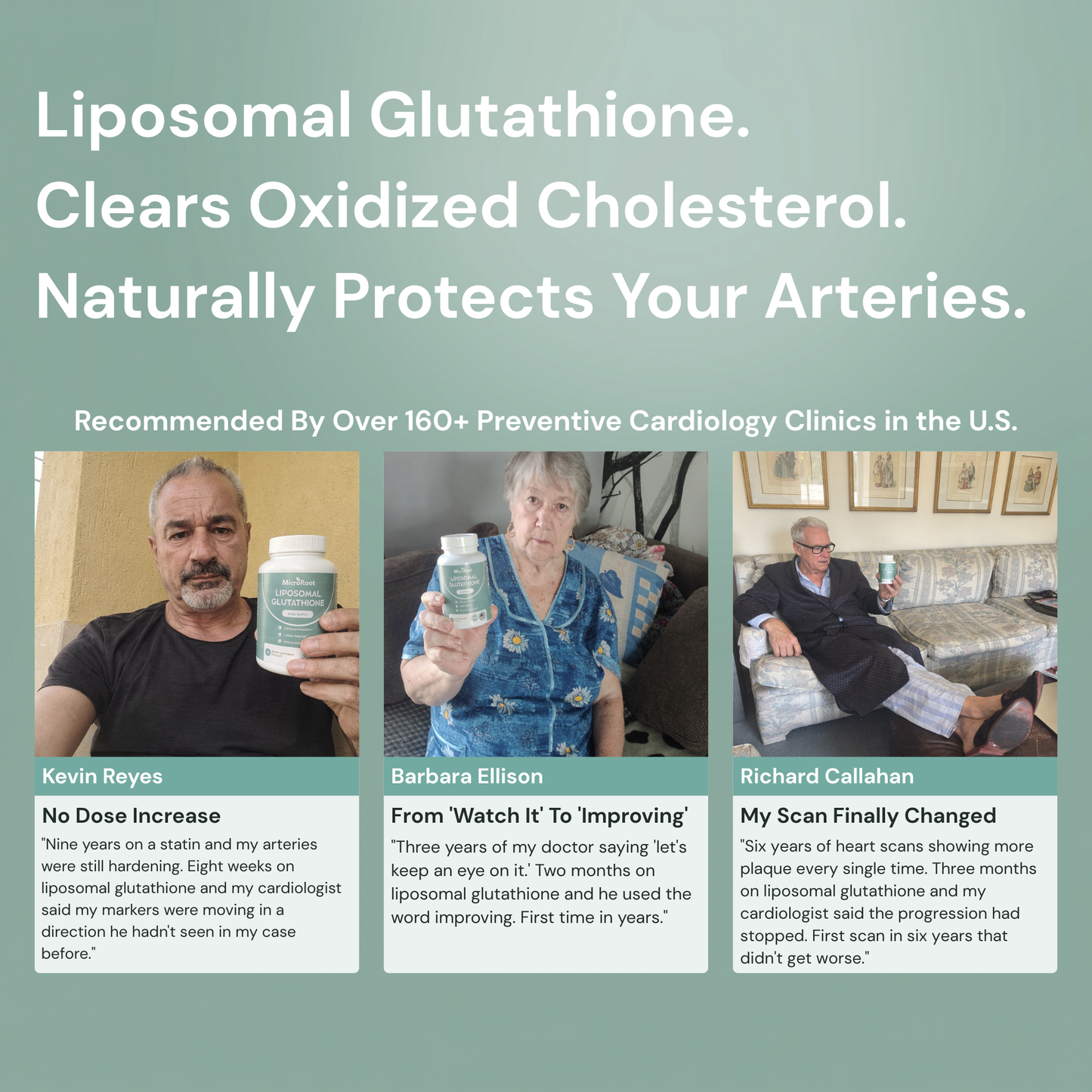 MicroRoot Liposomal Glutathione - Naturally Restores Circulation & Eliminates Bad Cholesterol