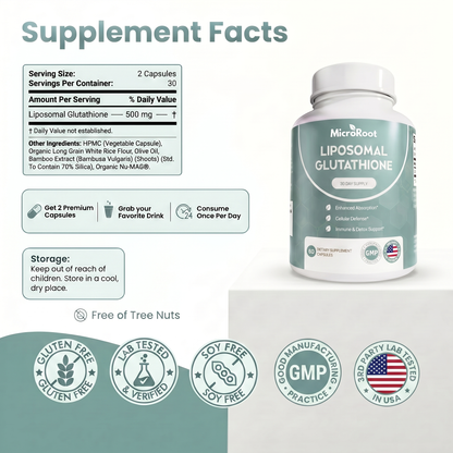 MicroRoot Liposomal Glutathione – Natural Liver Support